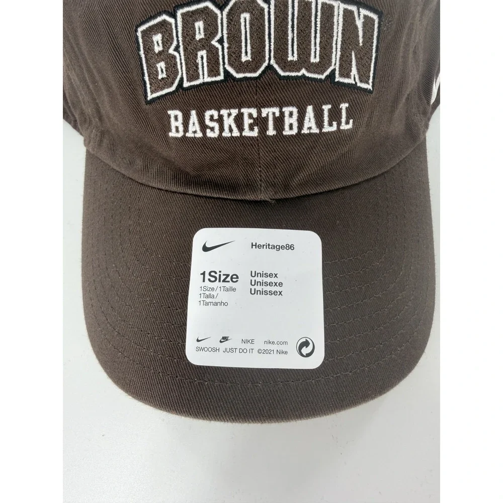 Nike Brown University‎ Bears Basketball Mens Heritage86 Campus Cap Hat New OSFM